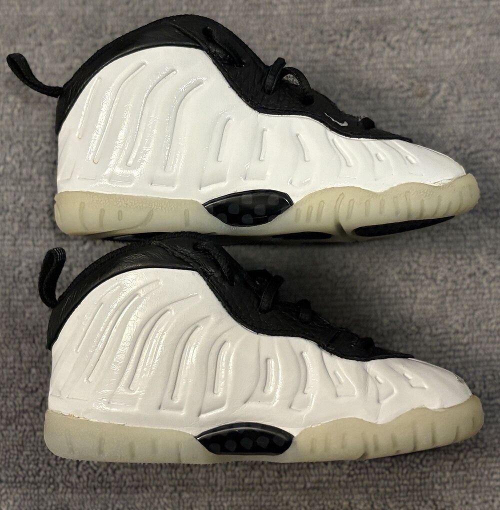 Nike Little Posite One (TD) Sneakers White DV2240-100 Boys Toddler Size 8C